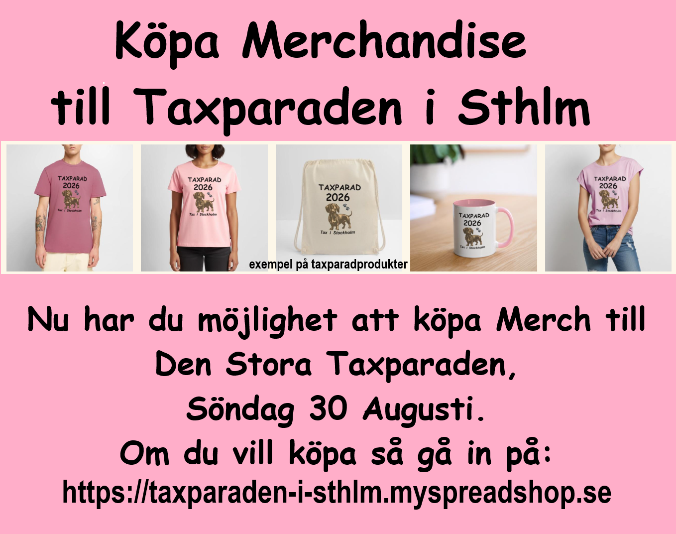 Exempel på Taxparadprodukten